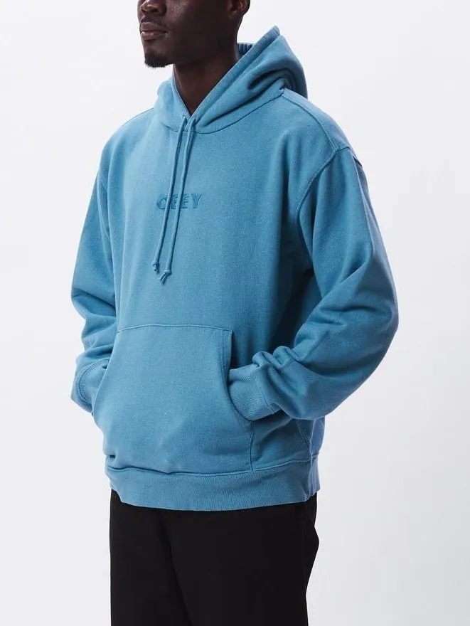 Obey Mini Bold Ideals Hood Sweatshirts Deep Ocean 112470139