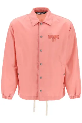 pa city coach jacket PMEM021R24FAB001 PINK RED