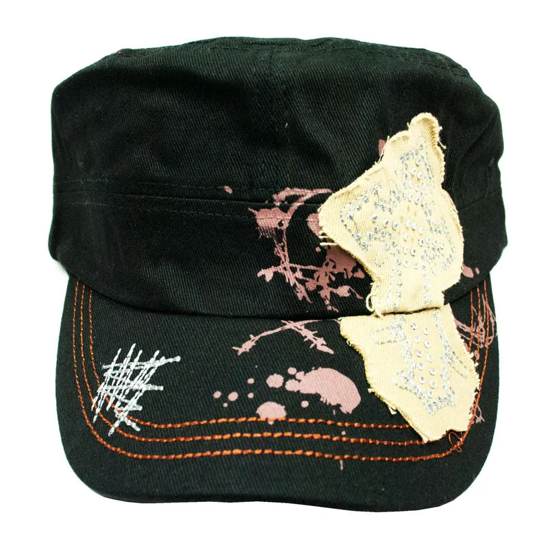 Patched Cross Cadet Cap