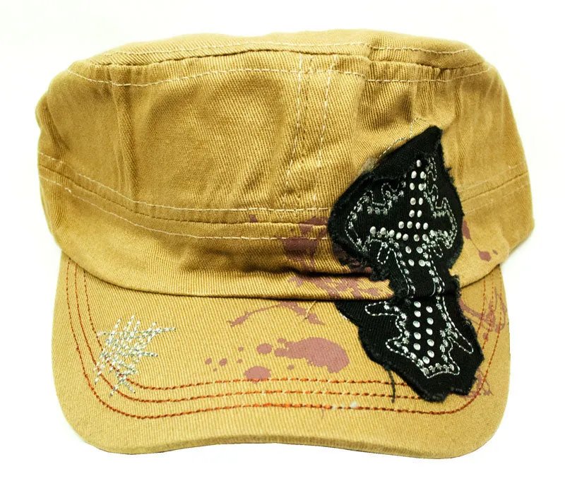 Patched Cross Cadet Cap