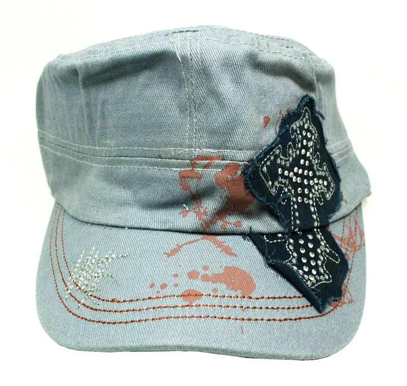 Patched Cross Cadet Cap