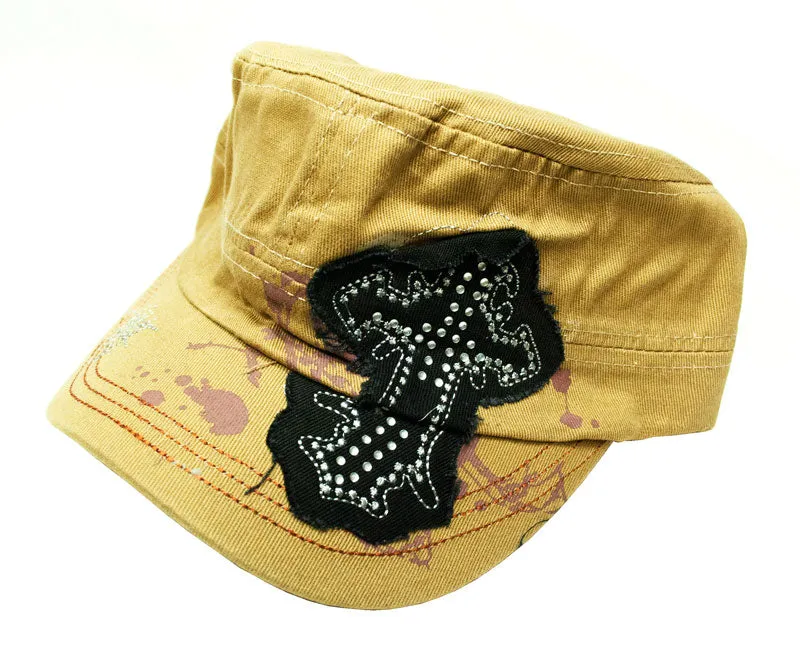 Patched Cross Cadet Cap