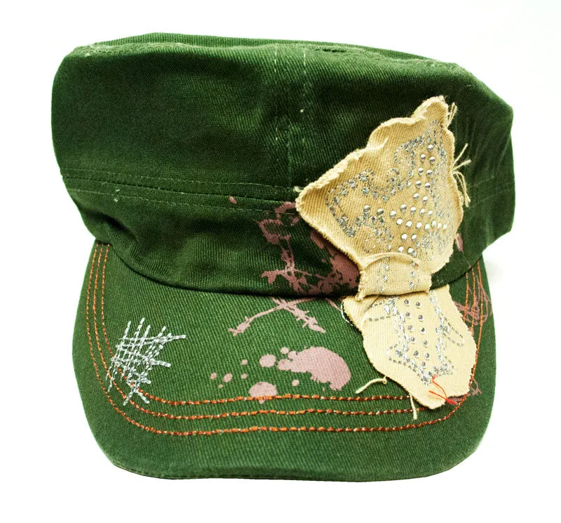 Patched Cross Cadet Cap