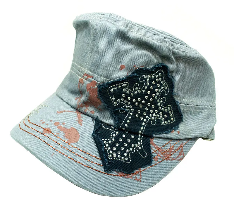 Patched Cross Cadet Cap