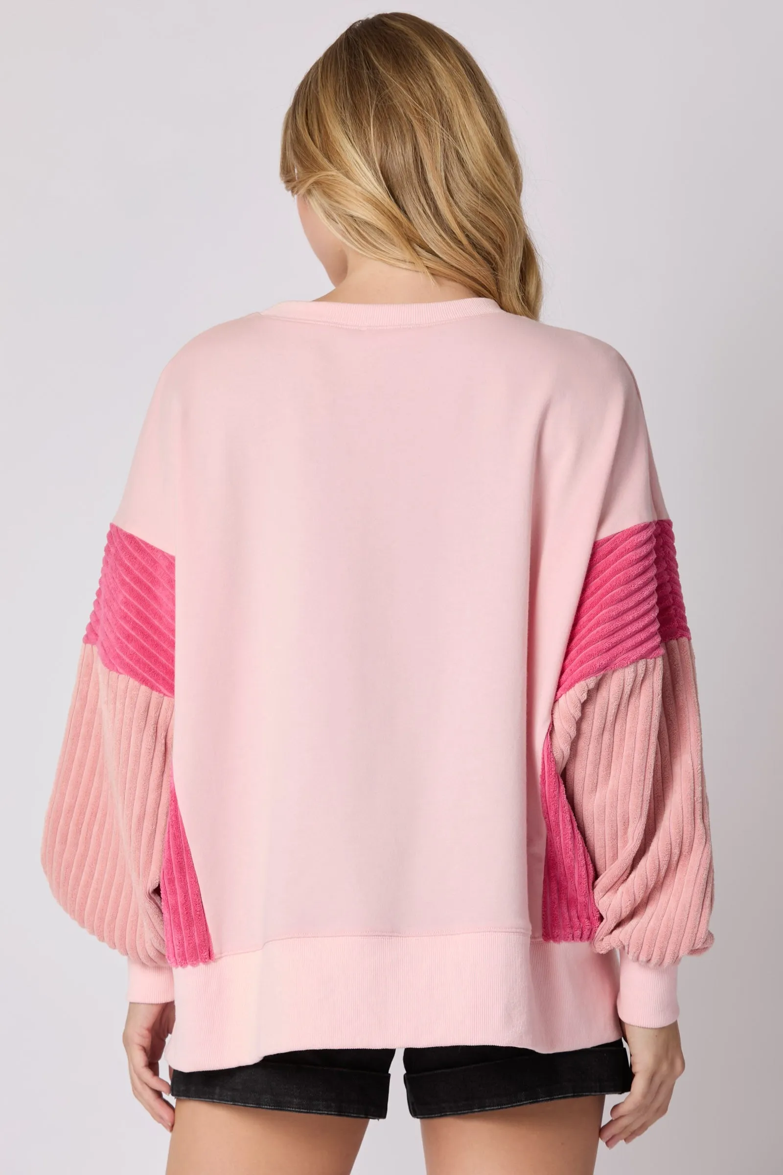 Pink Oversized Nutcracker Sweatshirt