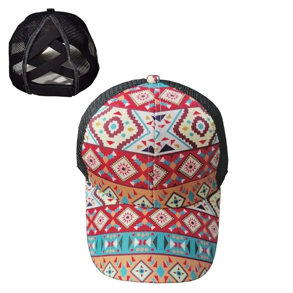 Printed and Adjustable Trendy Summer Baseball Caps