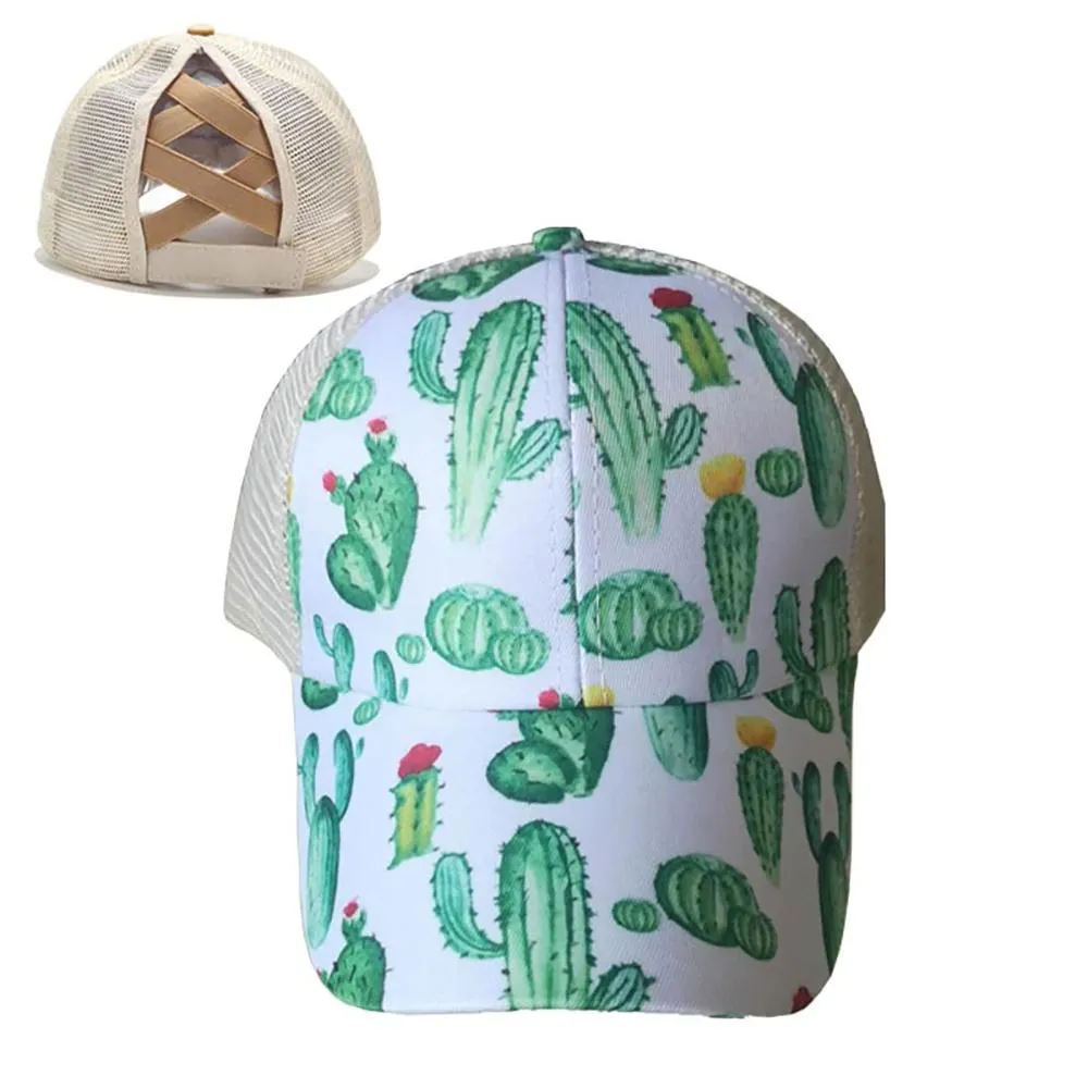 Printed and Adjustable Trendy Summer Baseball Caps
