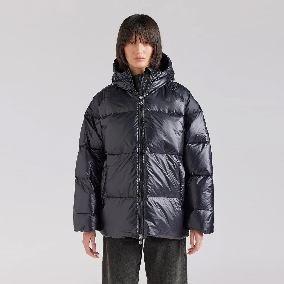 Pyrenex - Giubbetto Sten Shiny Black - HUW014P - BLACK