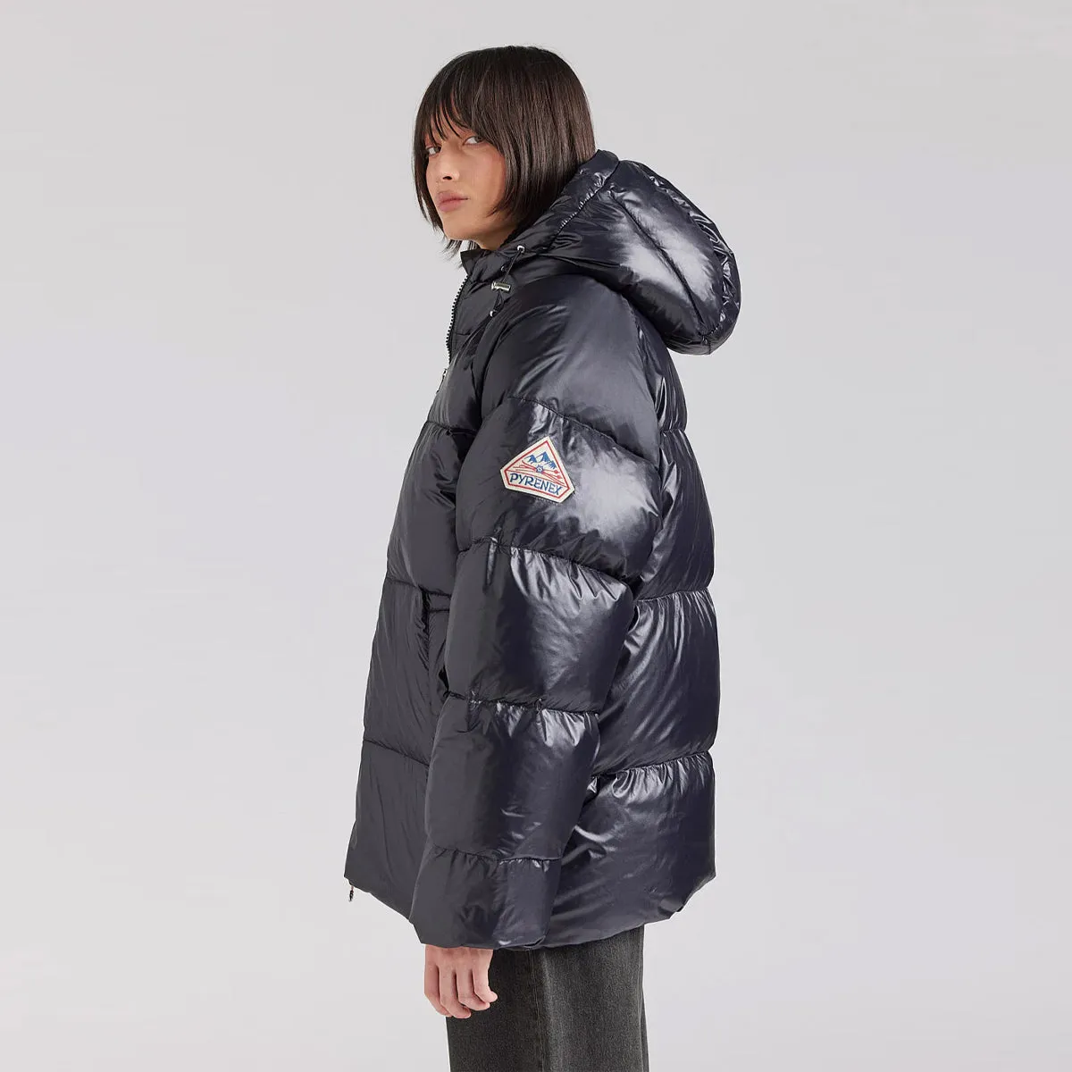 Pyrenex - Giubbetto Sten Shiny Black - HUW014P - BLACK