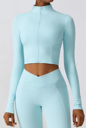 Quick-drying Long Sleeve Yoga Suit Sports Tops