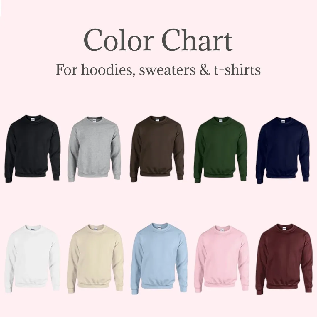 "405 & 99 Badge" Matching Sweatshirts – Personalized Embroidered Sweatshirts For Couples