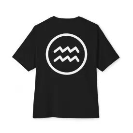 "A.Q.U.A.R.I.U.S." Unisex Oversized Boxy Tee
