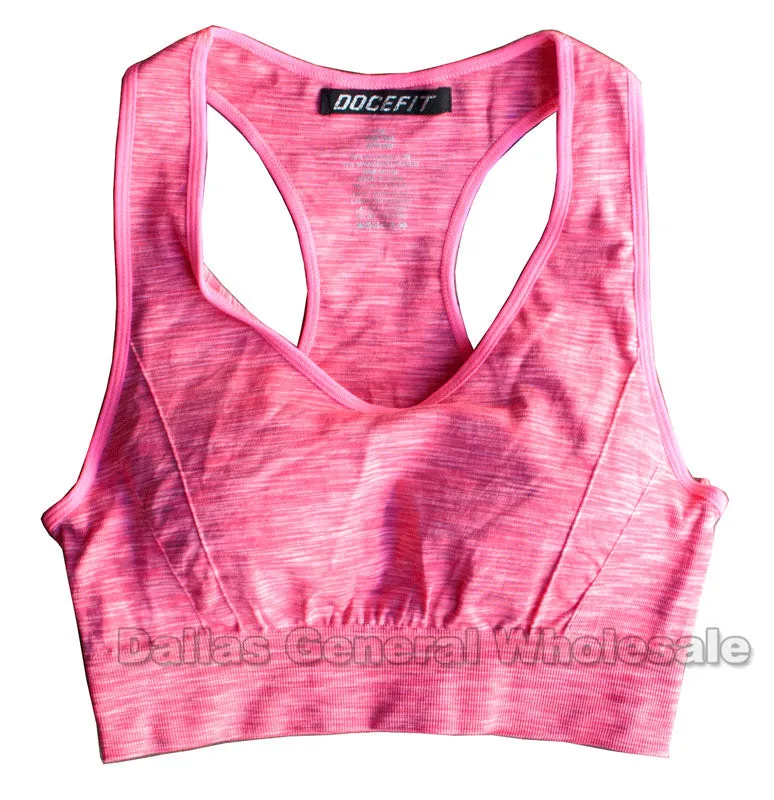 Race Back Active Bra Tops Wholesale