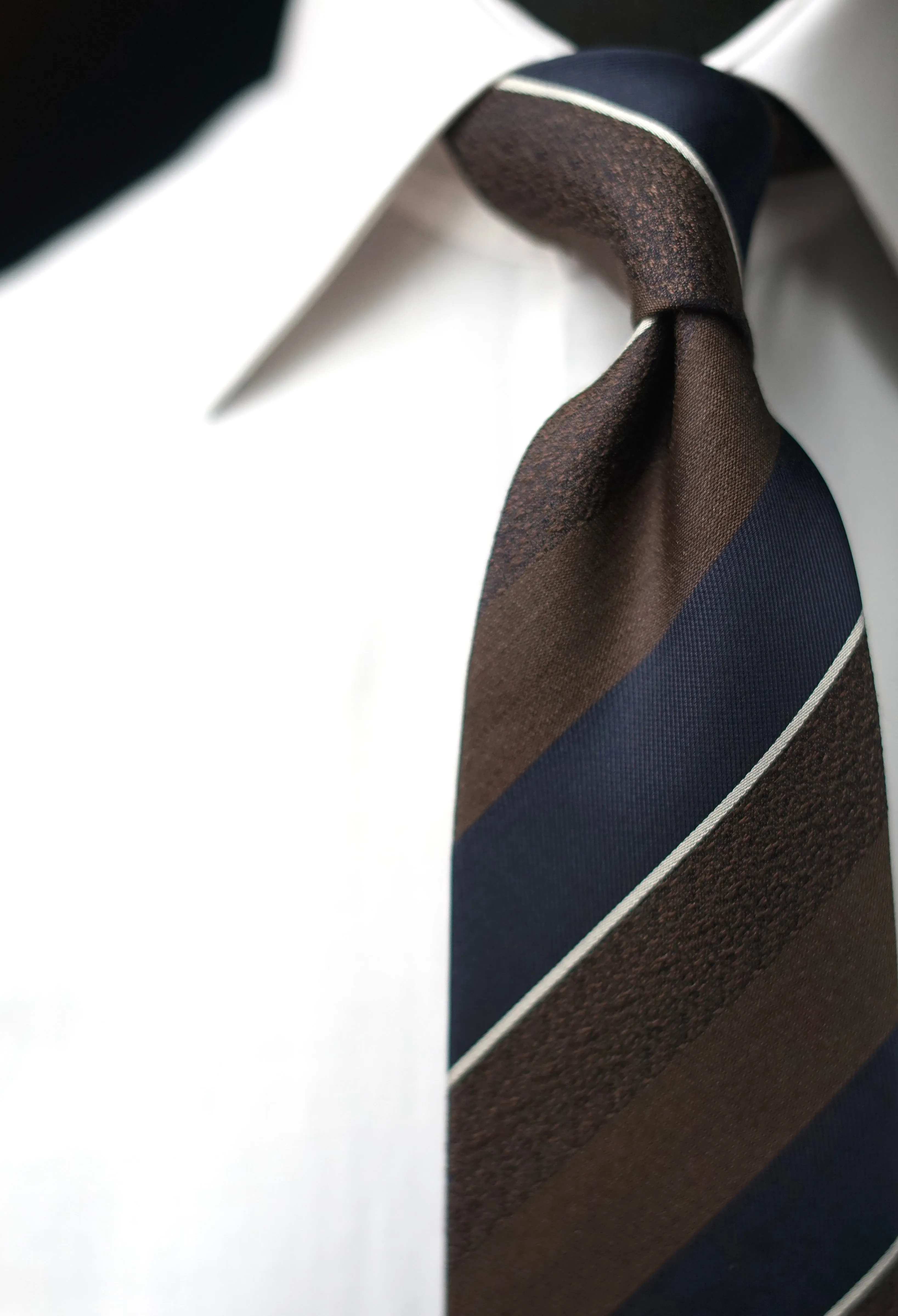 Rosanna Moka Silk Necktie