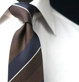 Rosanna Moka Silk Necktie