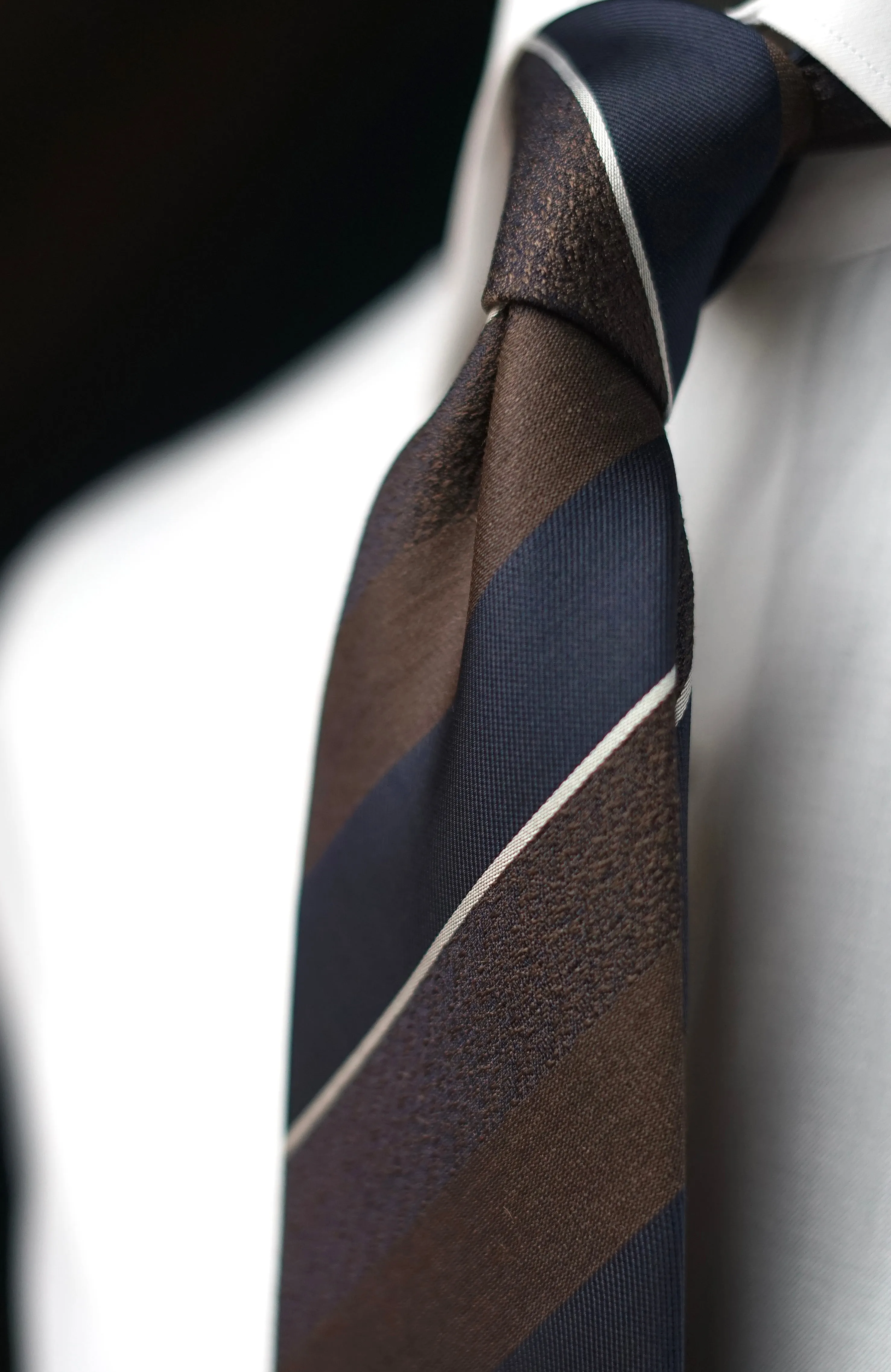 Rosanna Moka Silk Necktie