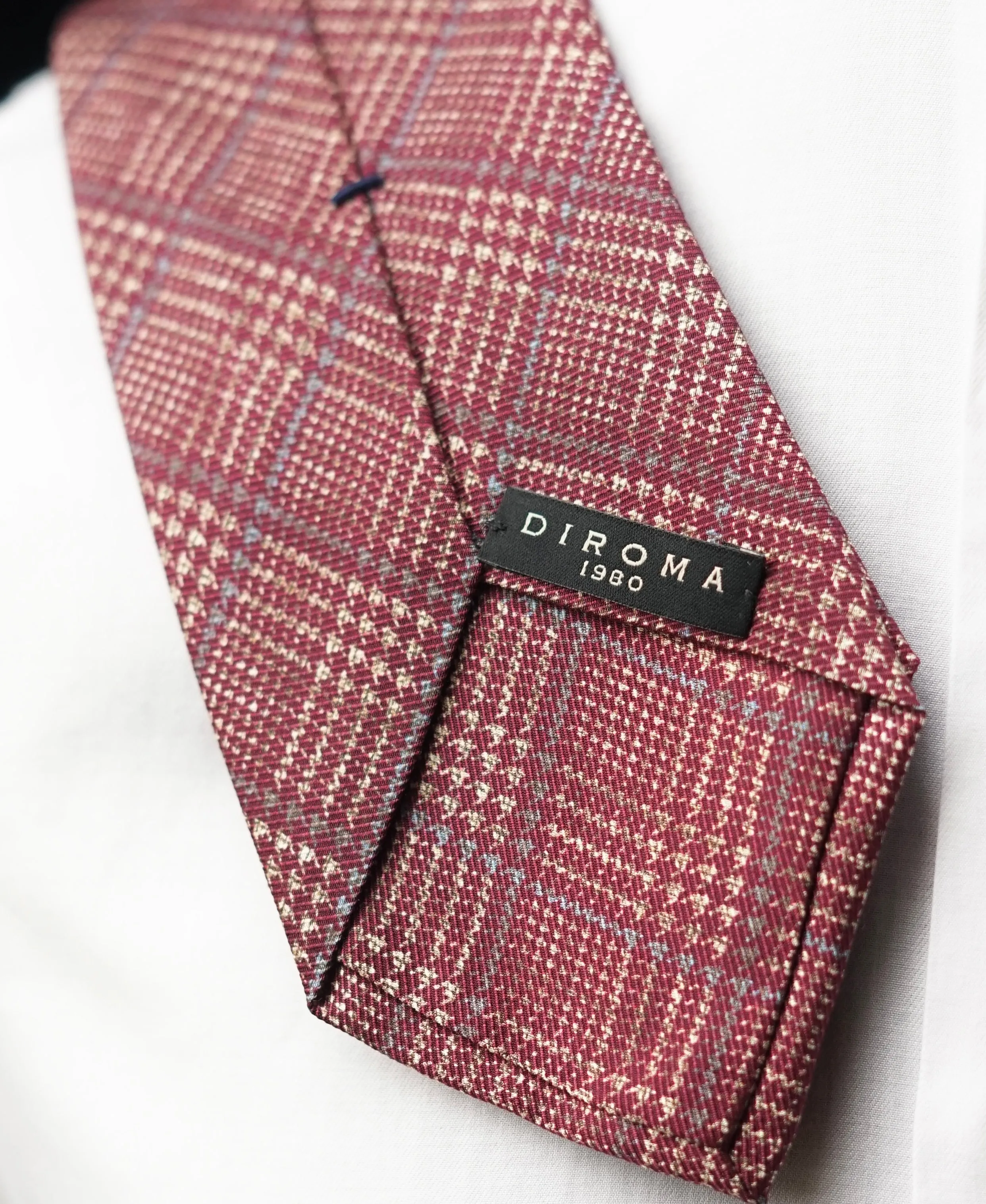 Saglione Glen Silk Necktie