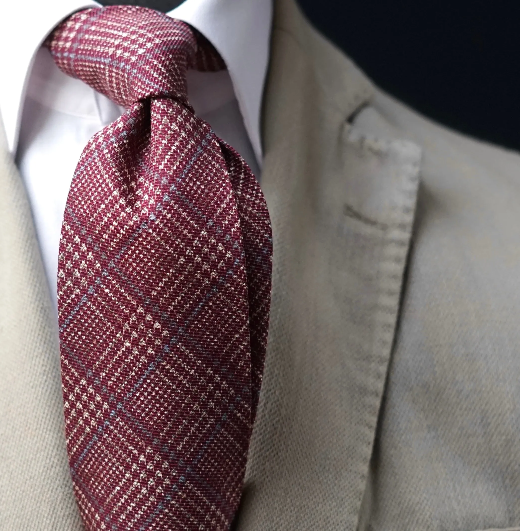 Saglione Glen Silk Necktie