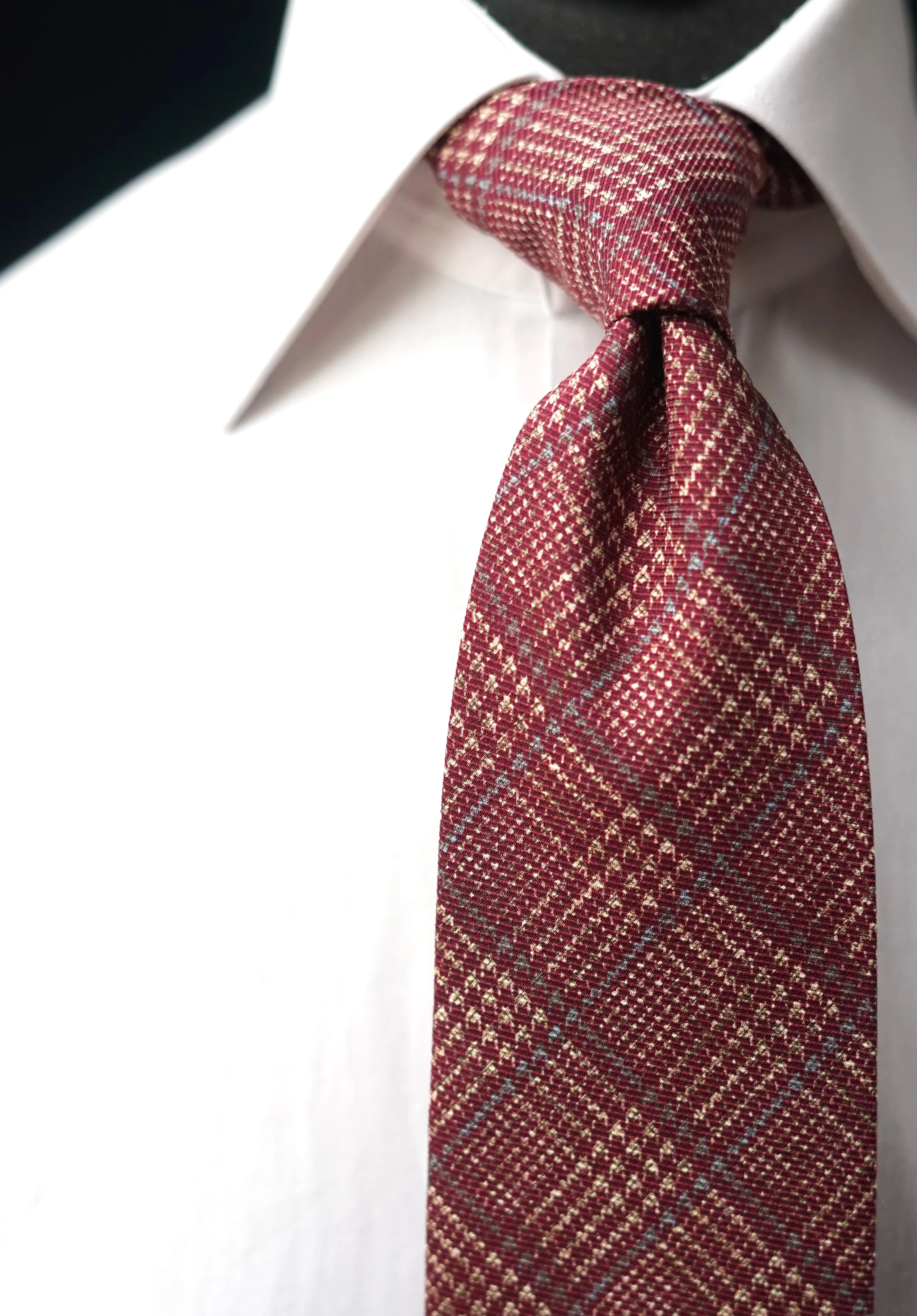 Saglione Glen Silk Necktie