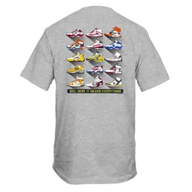 SEC Sneakers Short Sleeve Comfort Colors Tee in Grey by Top of the World