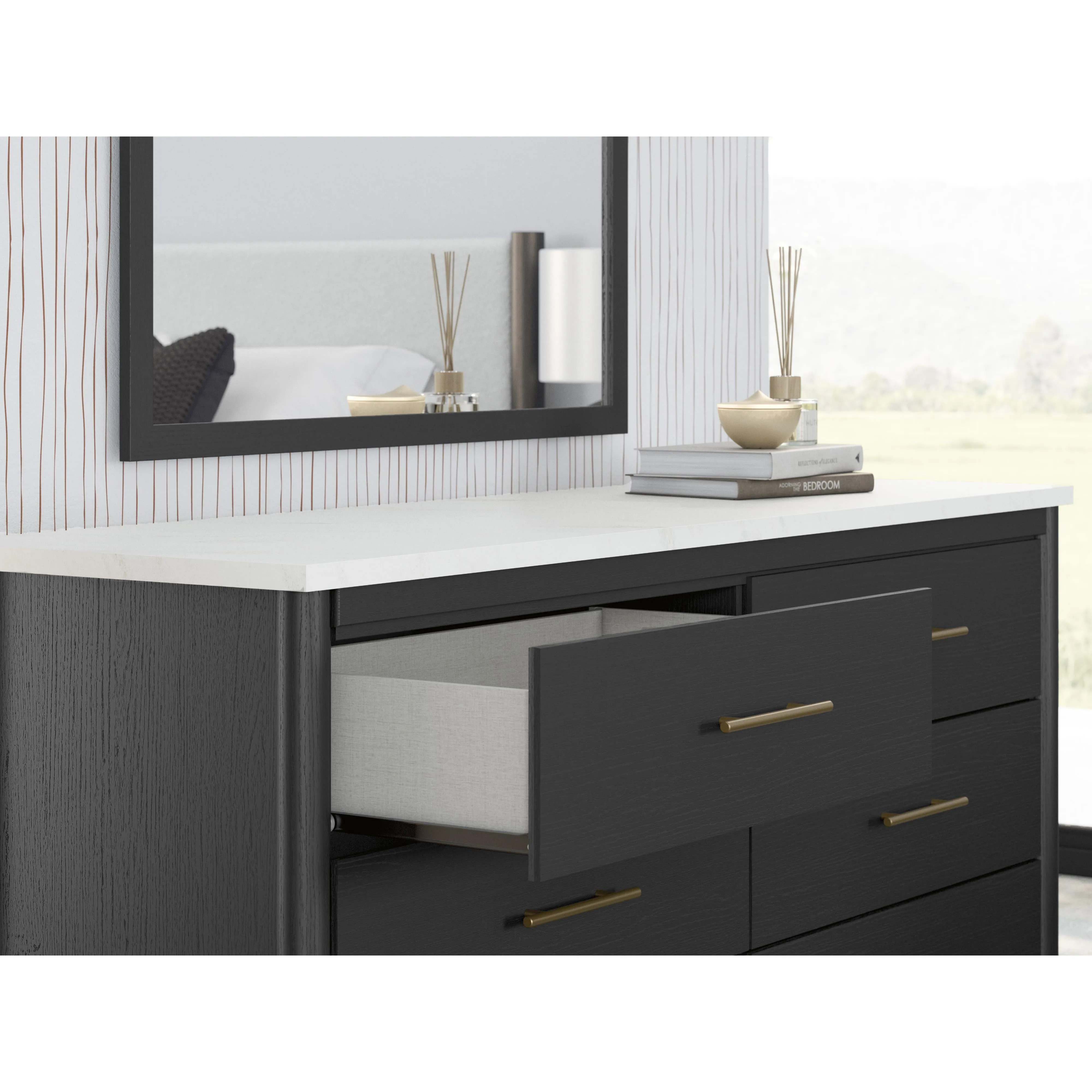 Signature Design by Ashley Cadmori 6-Drawer Dresser B2616-231