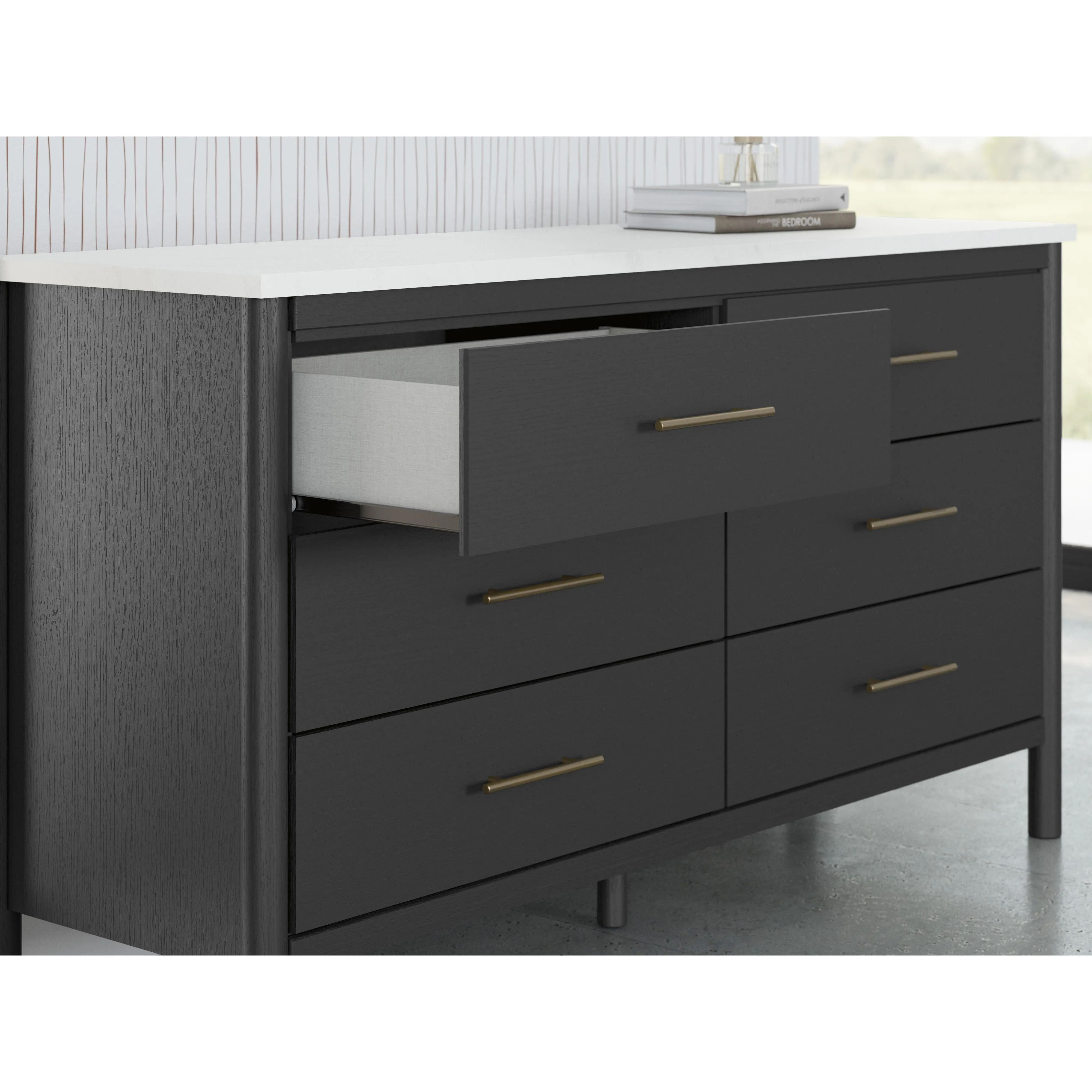 Signature Design by Ashley Cadmori 6-Drawer Dresser B2616-231