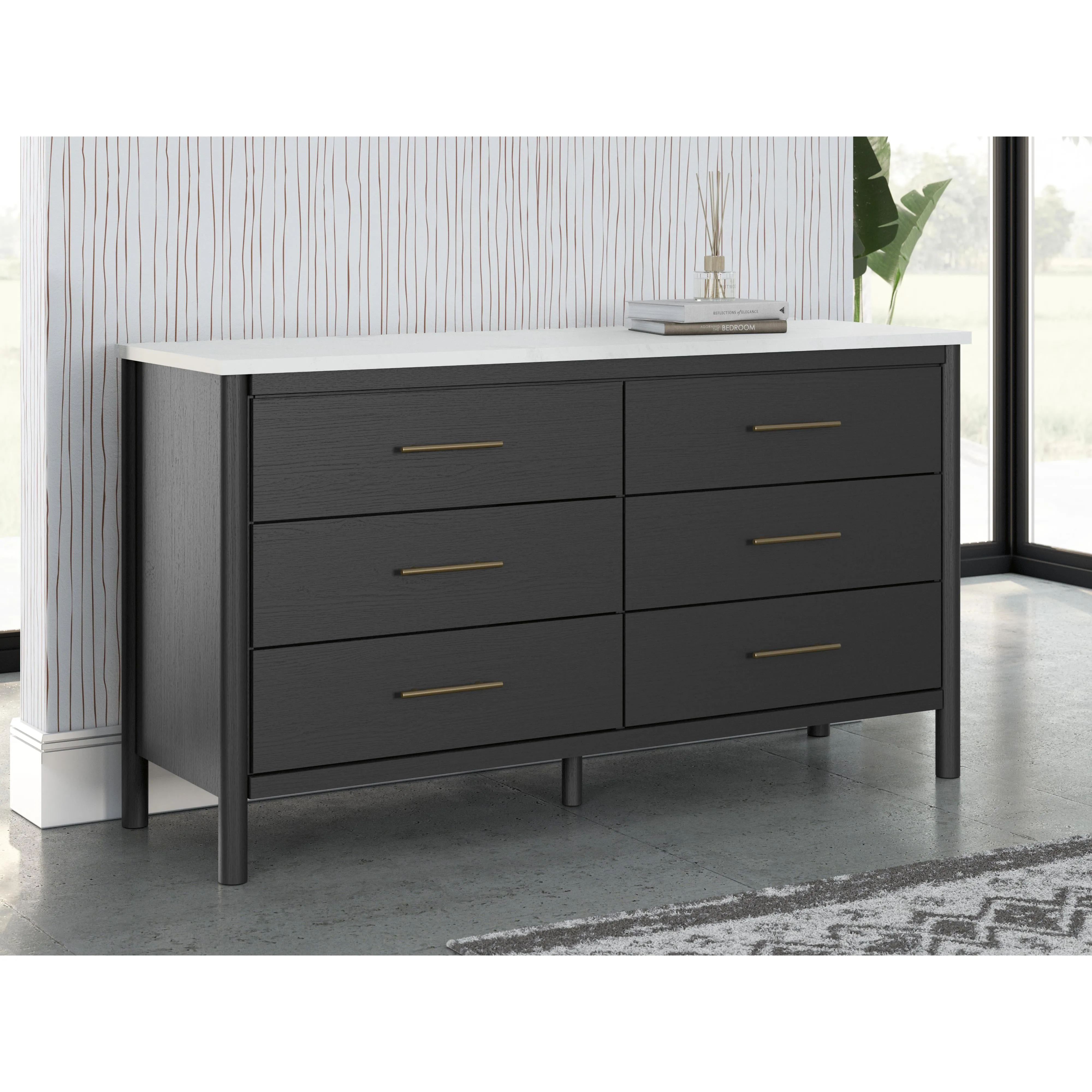 Signature Design by Ashley Cadmori 6-Drawer Dresser B2616-231