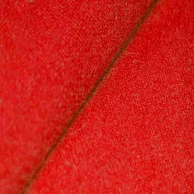 Spine Spark Red Wool Varsity Baseball Jacket White Leather Sleeves