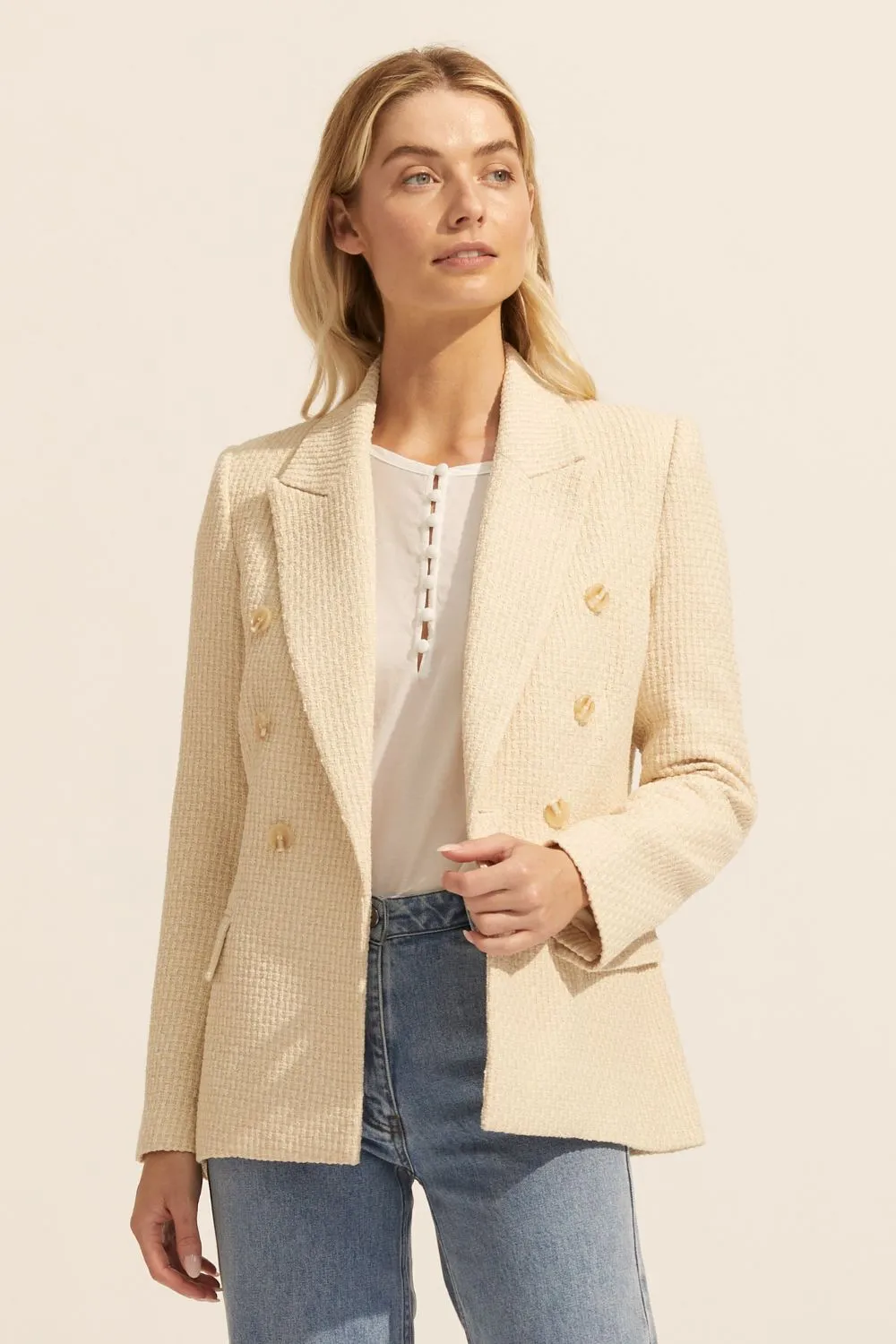 spurt jacket - ecru