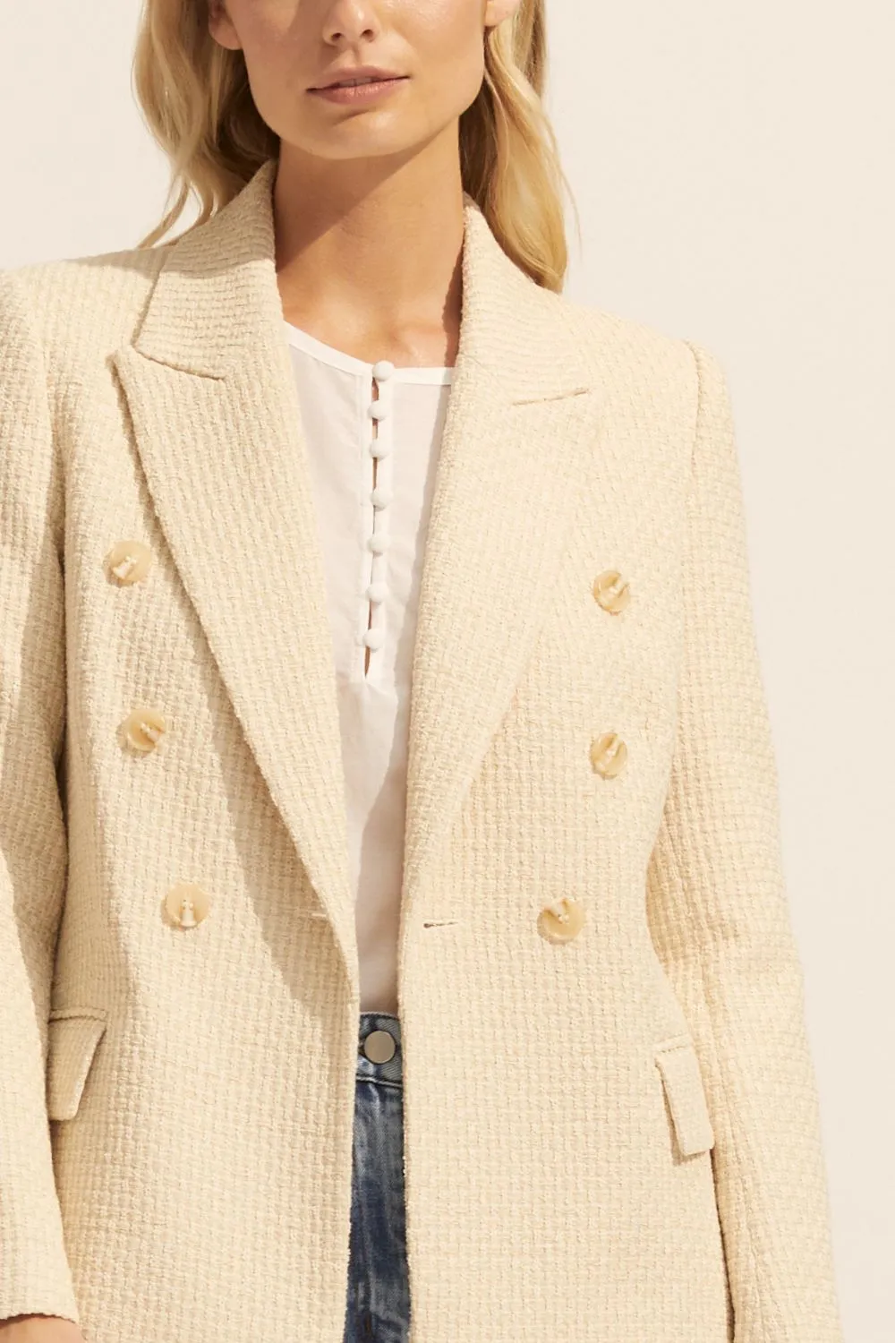spurt jacket - ecru
