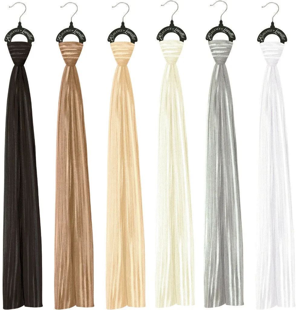 striped sheer scarves - neutral colors Case of 24