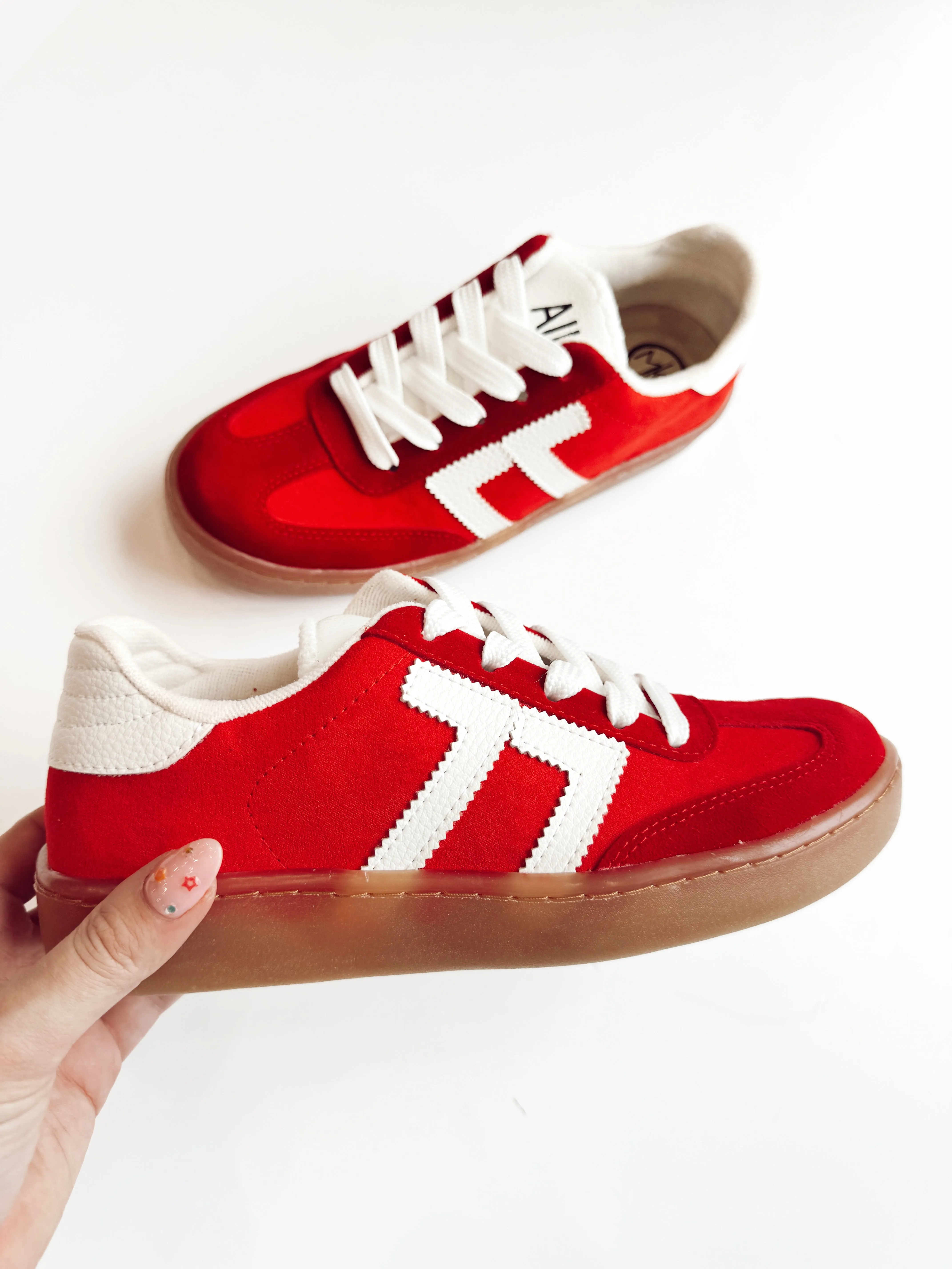 the Adeline sneaker - red