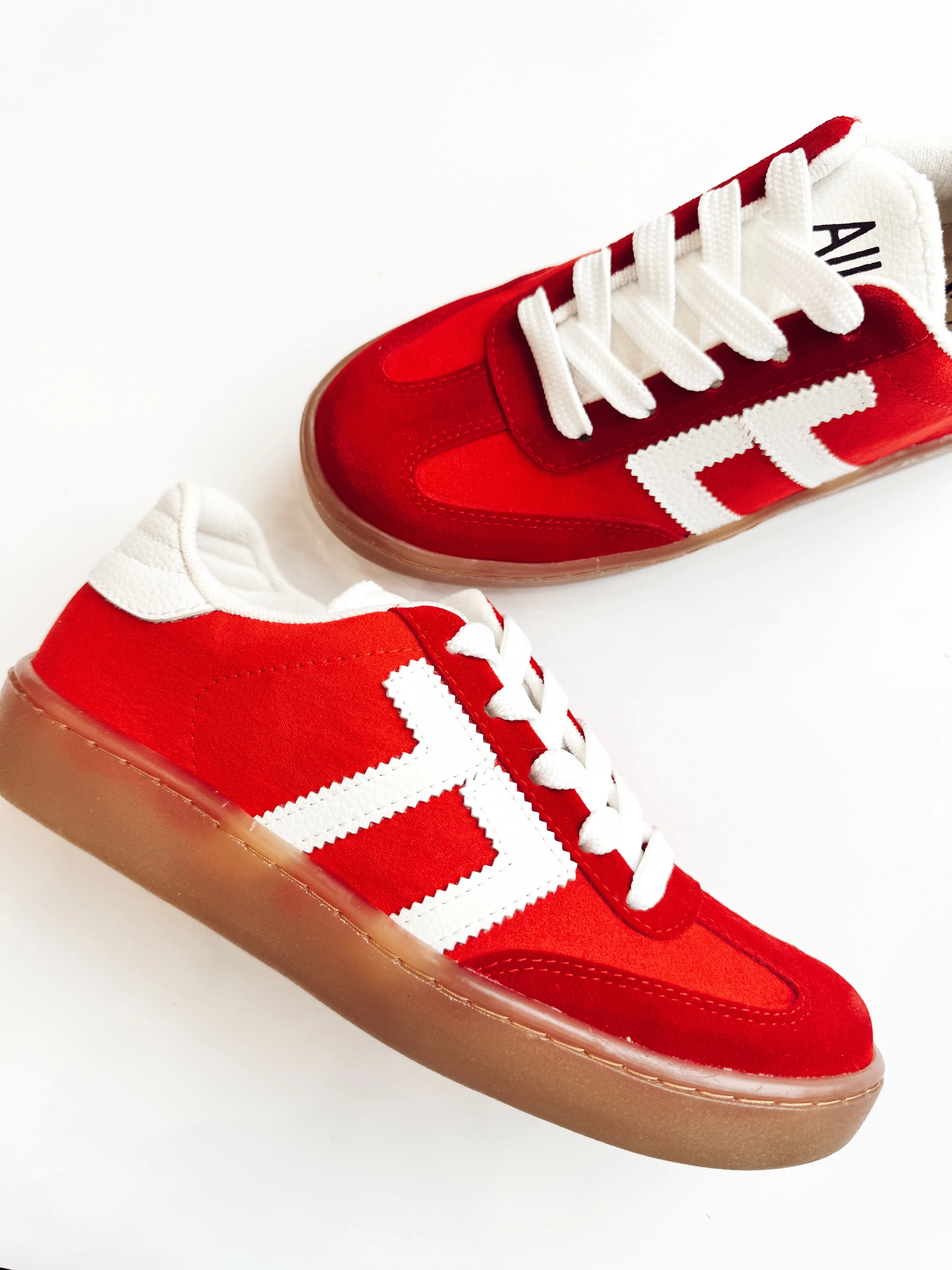 the Adeline sneaker - red