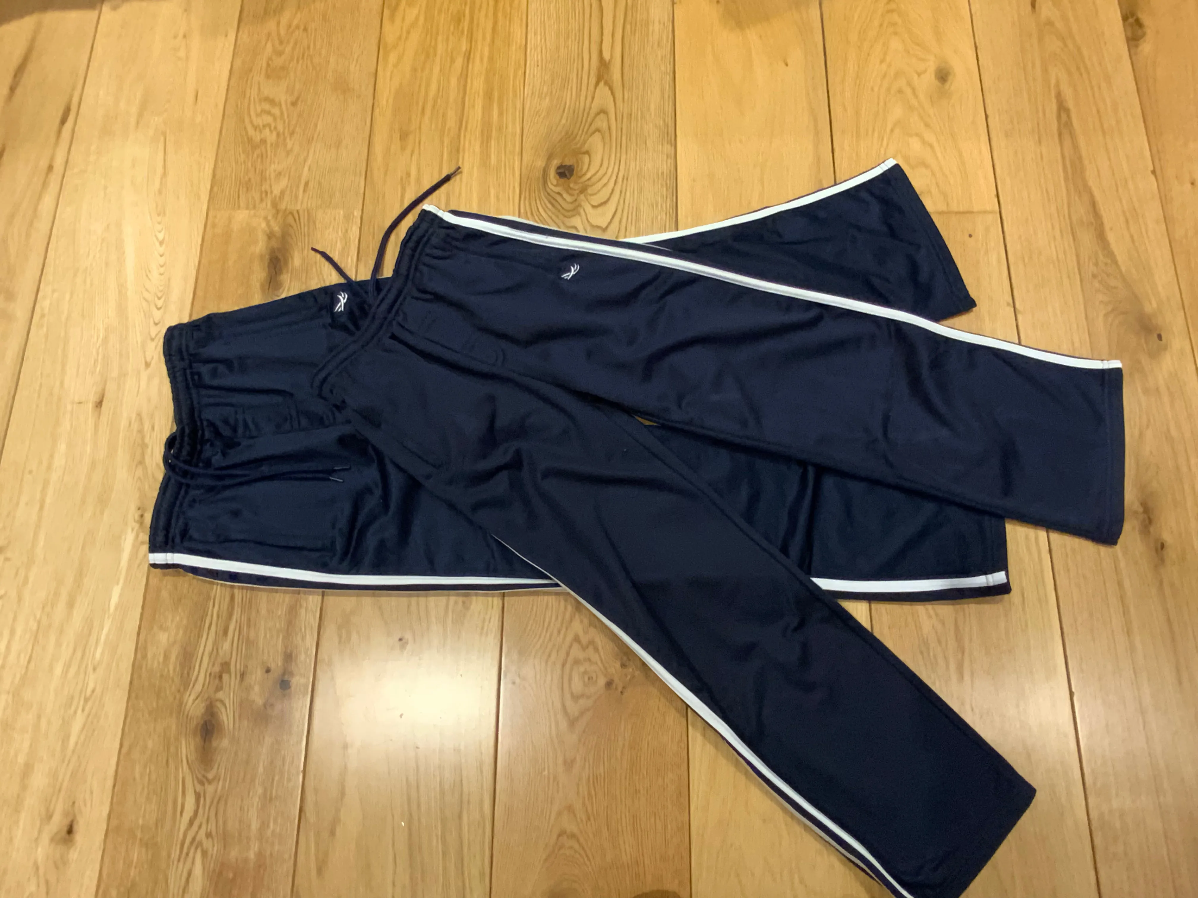 Urban gang navy blue track pants straight leg pants Size 11-12 years children