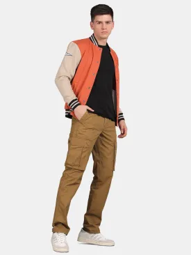 Whiskey Solid Cargo Pants