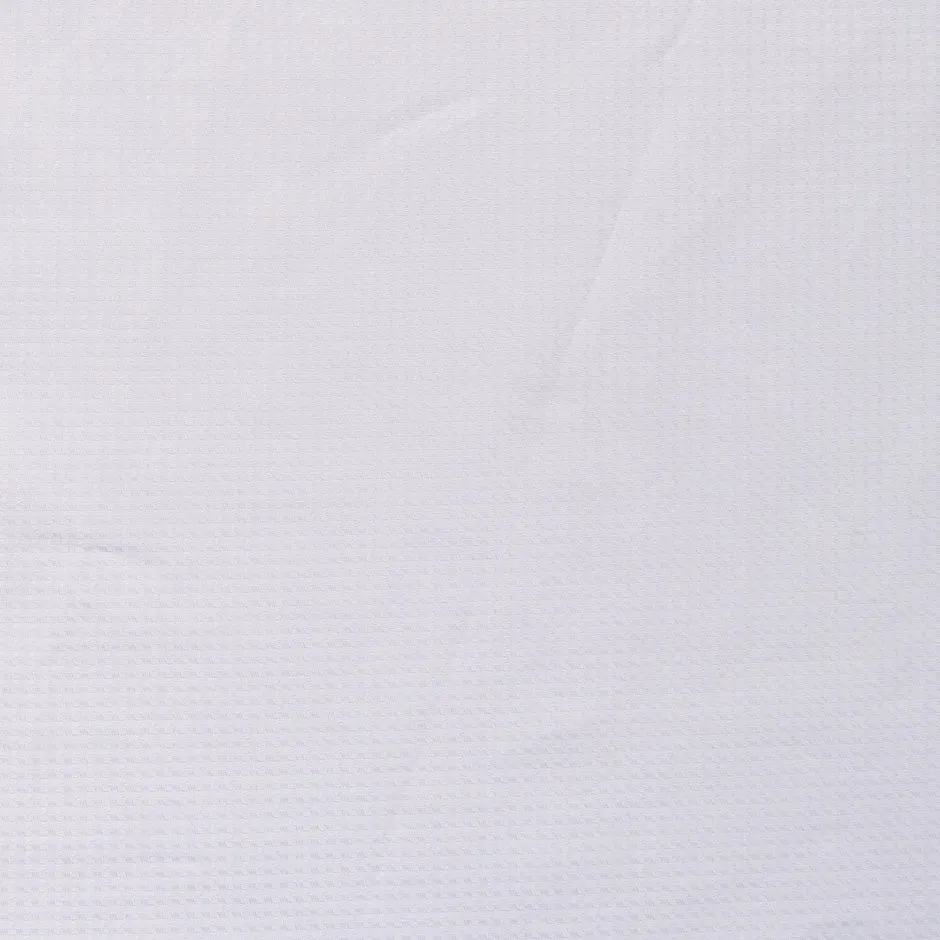 White Square Jacquard Superfine Pure Cotton