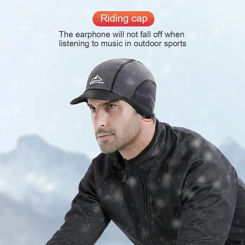Winter Cycling Caps Ear Protection Men's Bicycle Snowboard Ski Warmer Caps Riding Running Windproof MTB Bike Hats