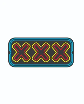 Wood Rocket XXX Pin